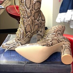 Sergio Todzi snake skin boots